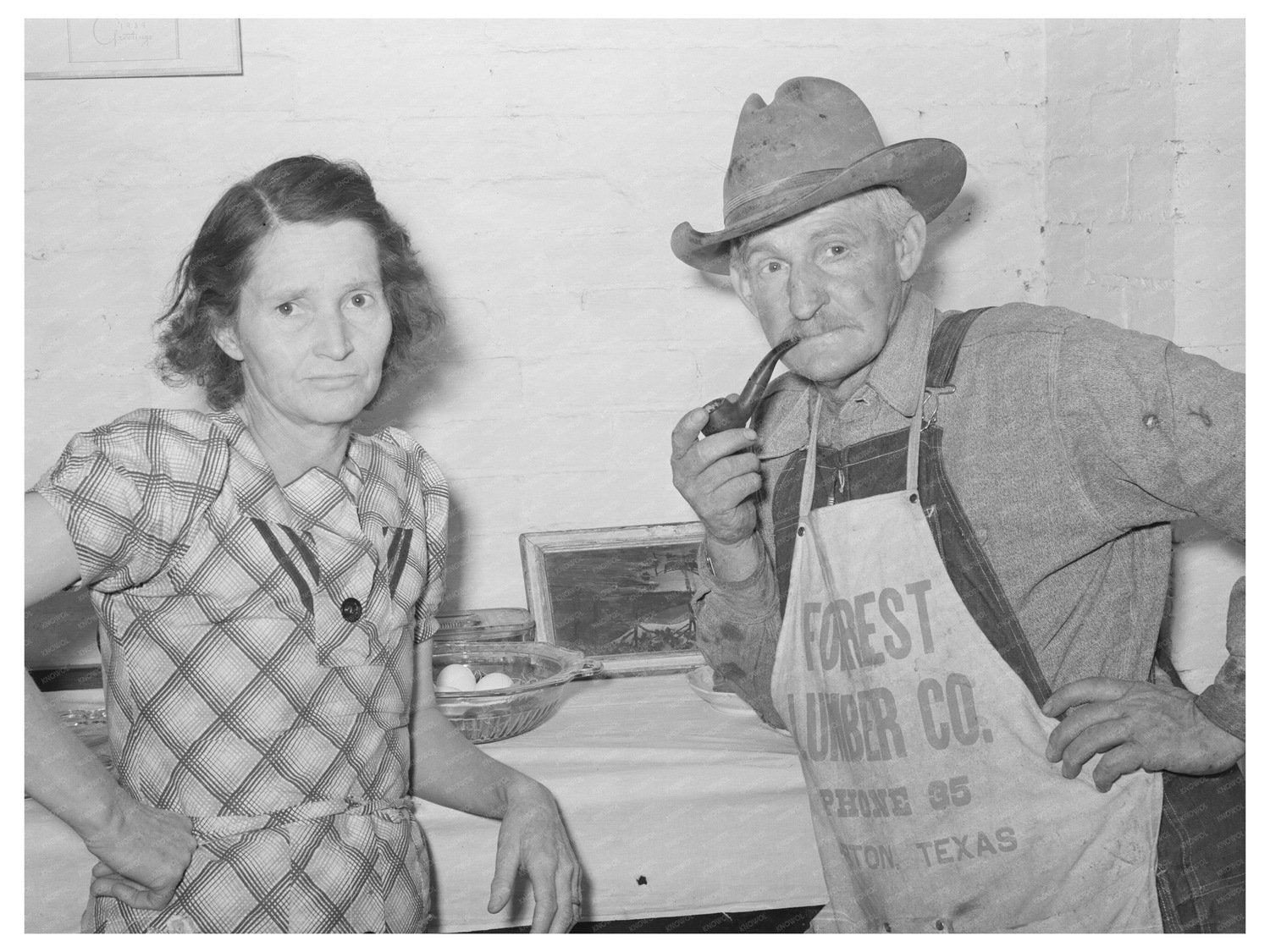 Mr and Mrs Ernest Milton El Indio Texas March 1939