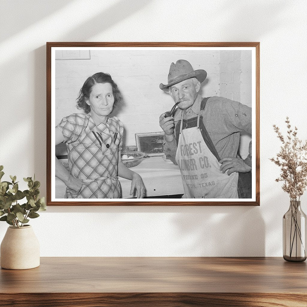 Mr and Mrs Ernest Milton El Indio Texas March 1939