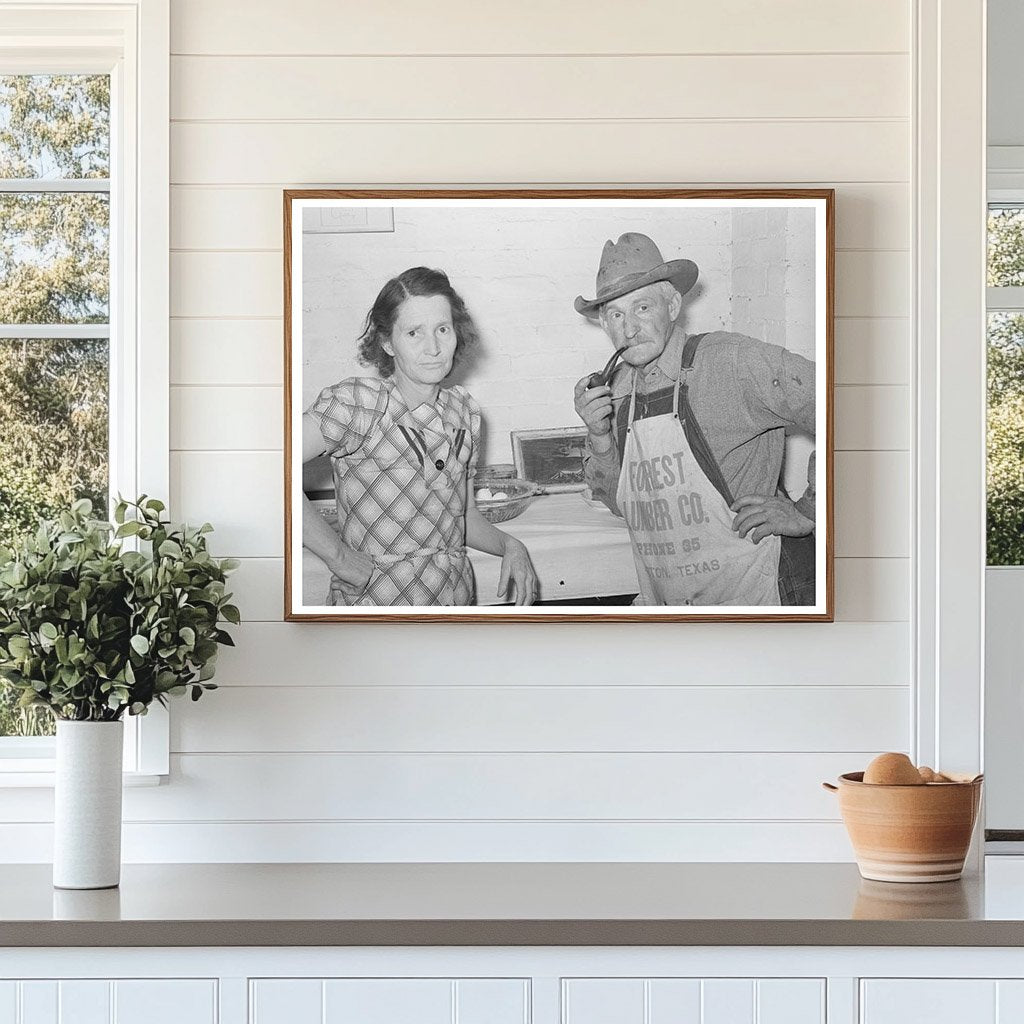 Mr and Mrs Ernest Milton El Indio Texas March 1939