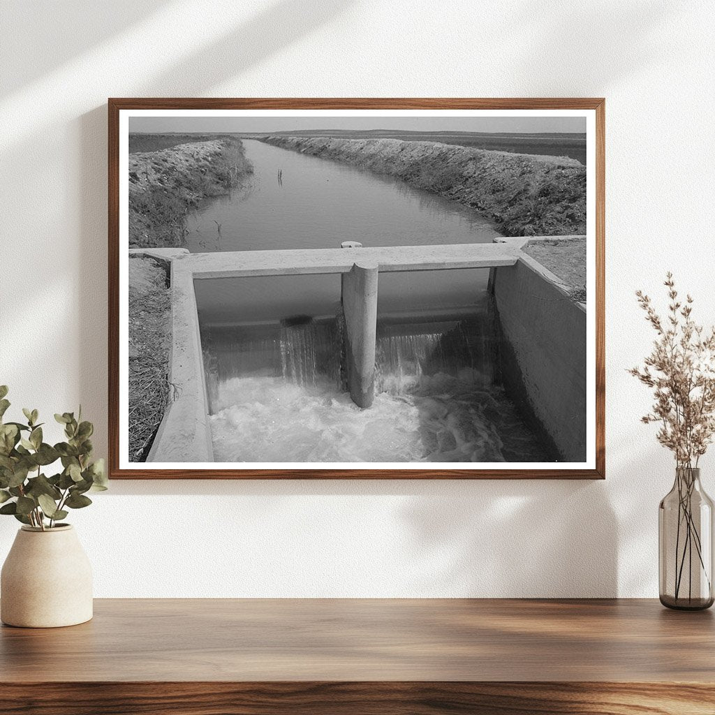 Irrigation Ditch Near Eagle Pass Texas March 1939