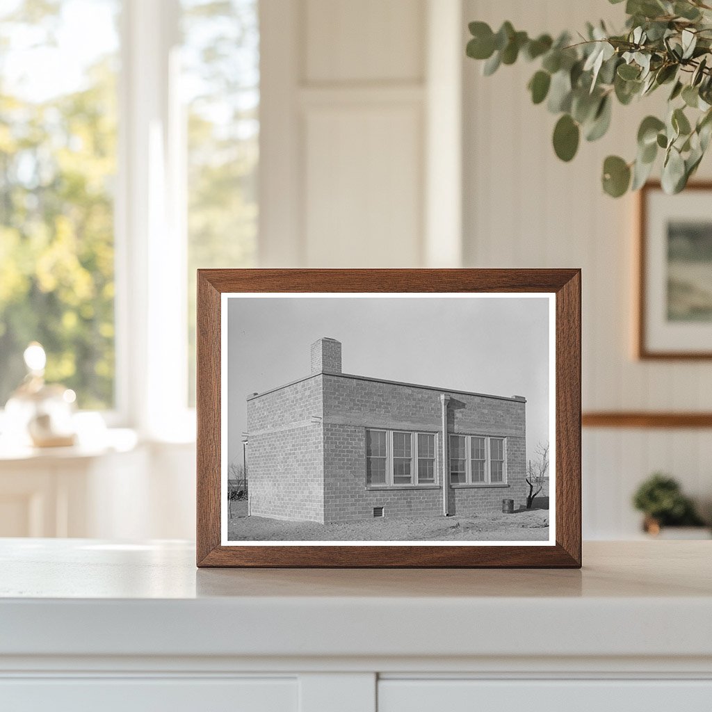 El Indio Texas Schoolhouse March 1939 Historical Image