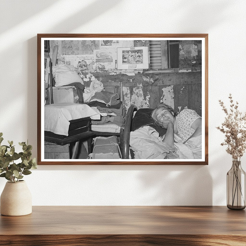 Mexican Woman at Home in San Antonio Texas 1939