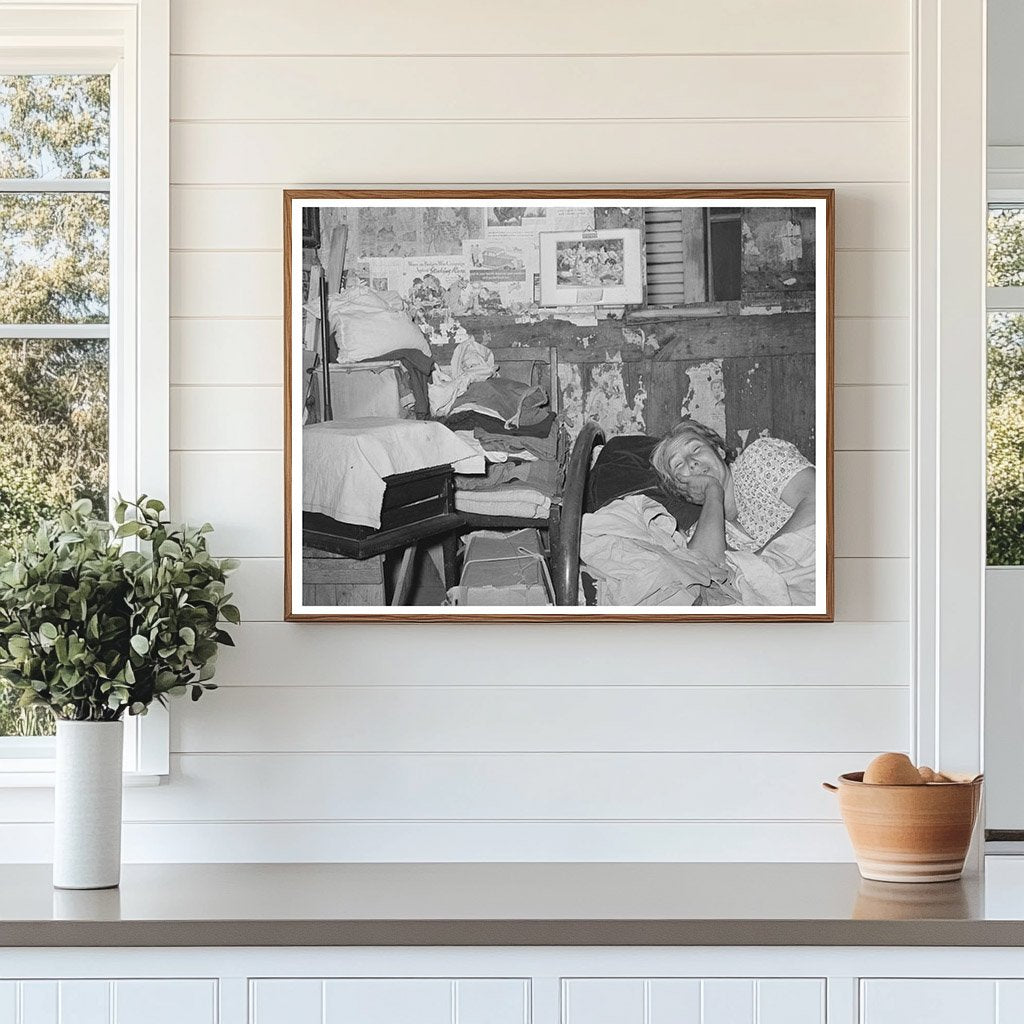 Mexican Woman at Home in San Antonio Texas 1939
