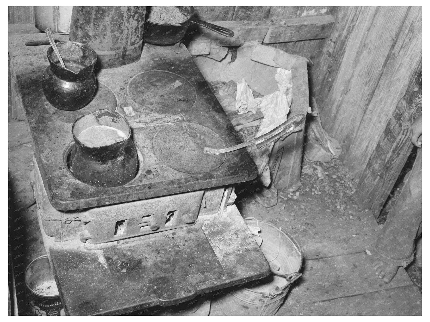 Vintage 1939 Stove in Mexican House San Antonio Texas