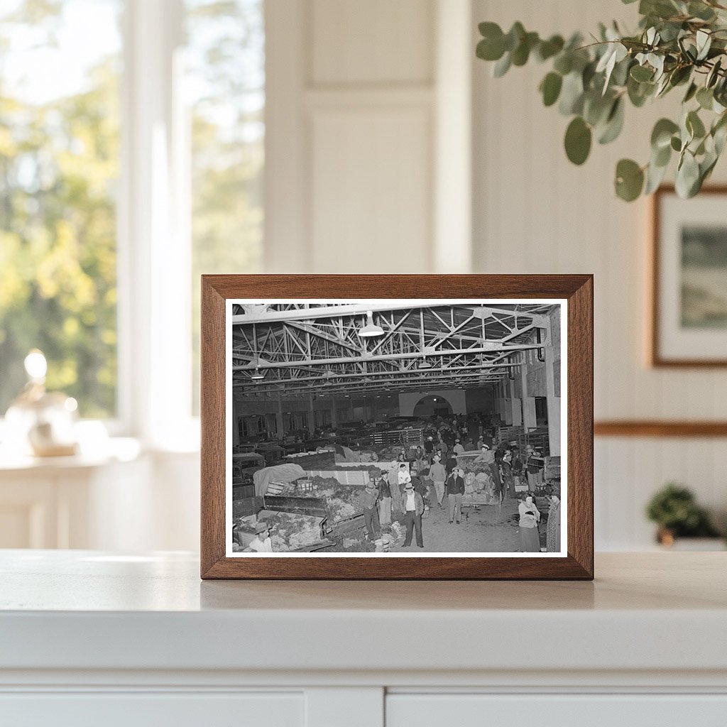 San Antonio Vegetable and Fruit Market March 1939 Image