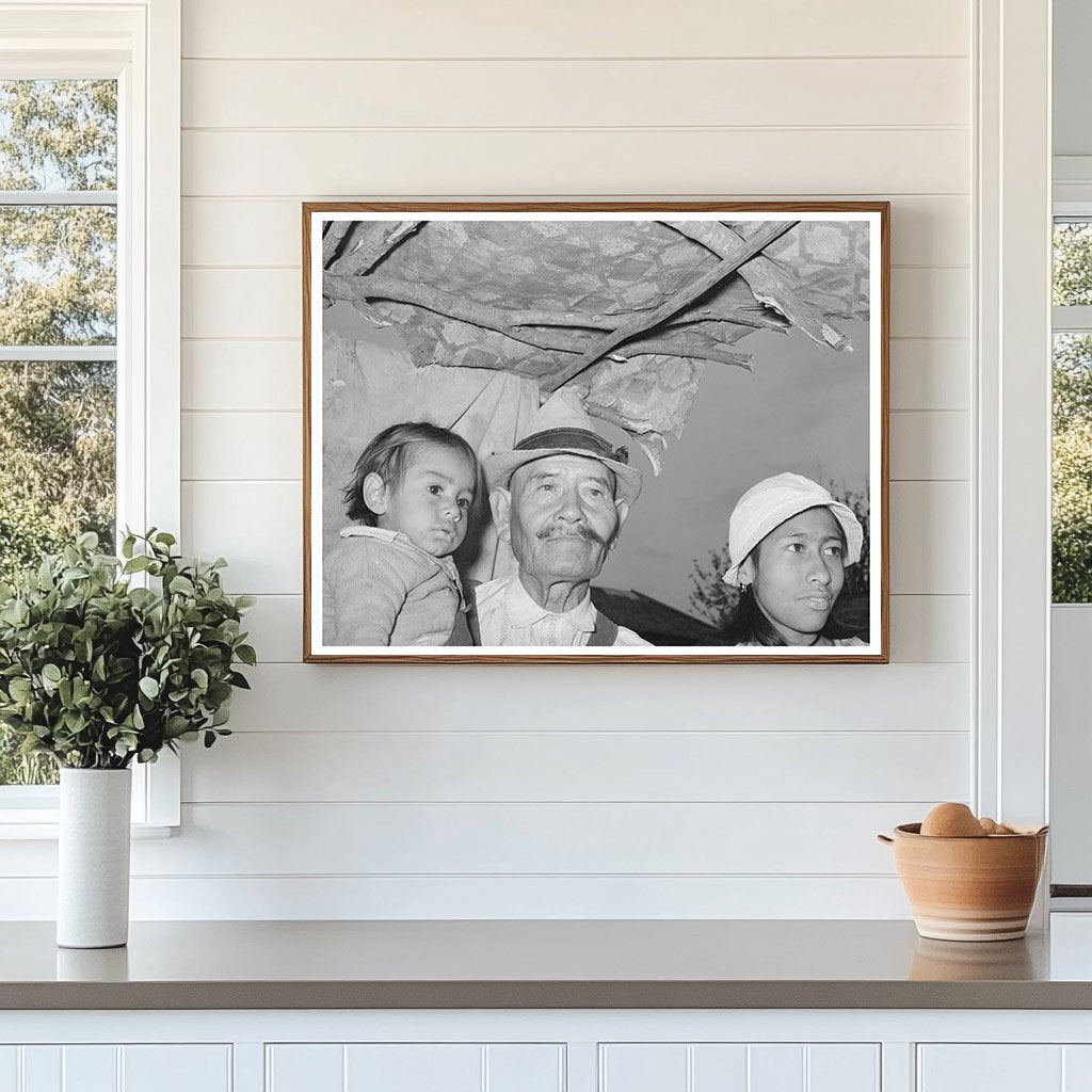 Mexican Family in San Antonio Home March 1939