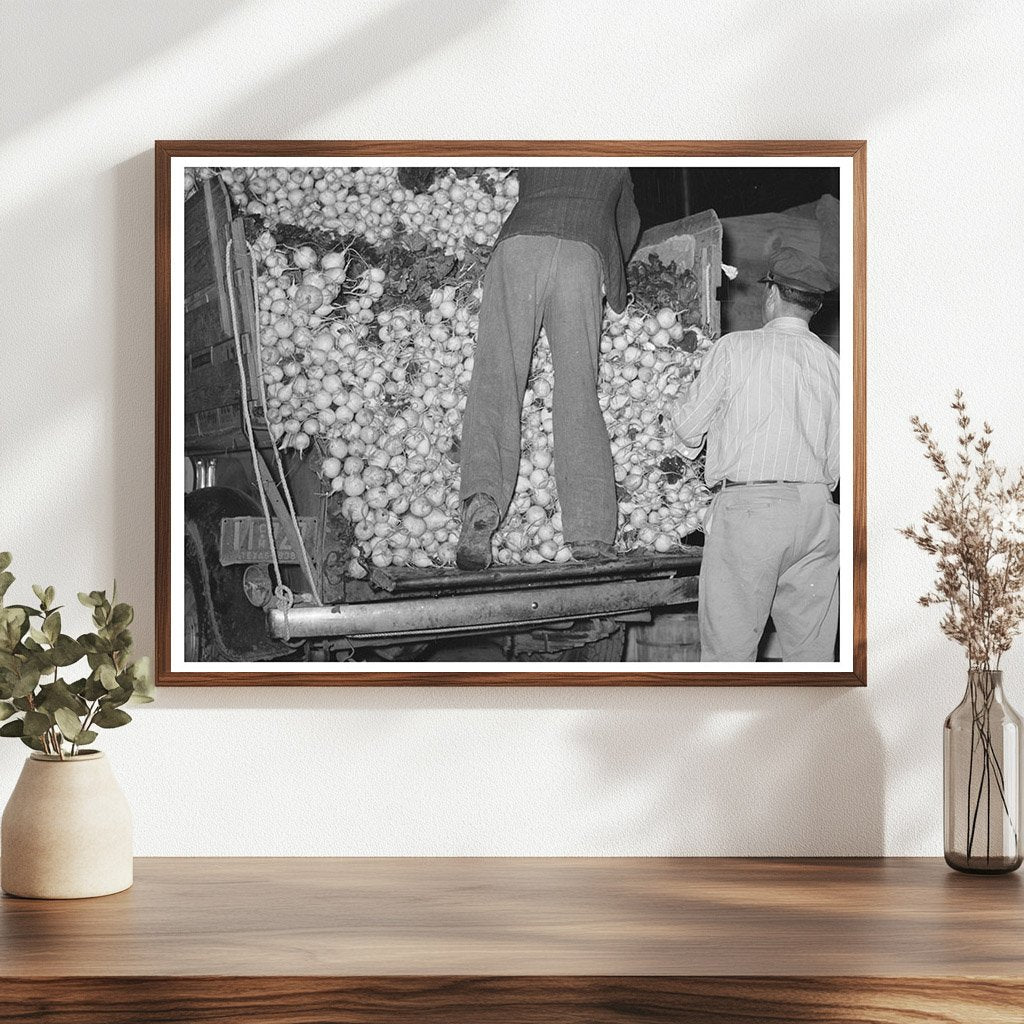 Vintage San Antonio Texas Vegetable Market March 1939