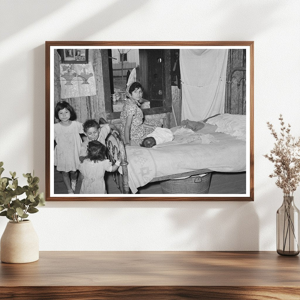 Vintage Mexican House Interior San Antonio Texas 1939