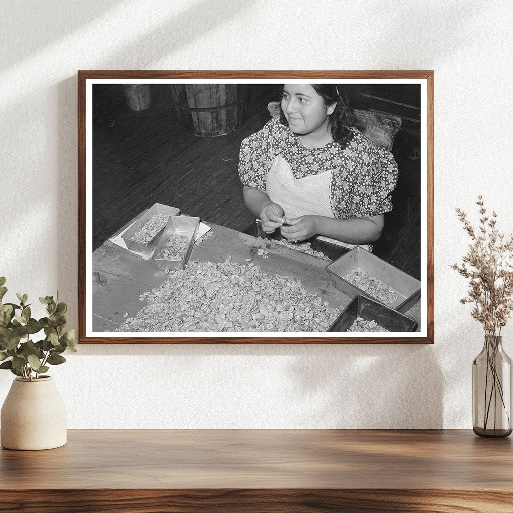 Pecan Shelling Plant Workers San Antonio Texas March 1939