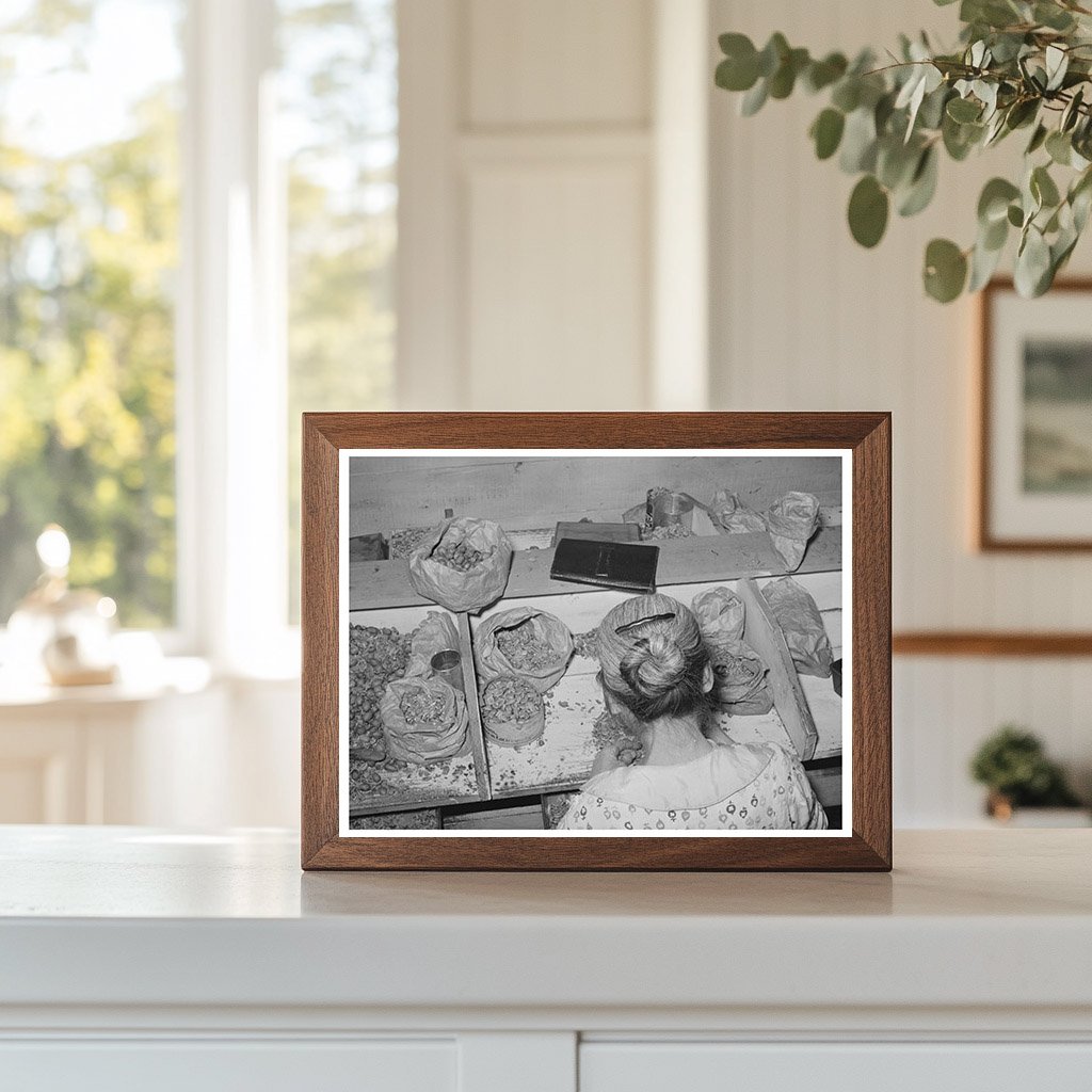 Pecan Shelling Workers in San Antonio Texas 1939