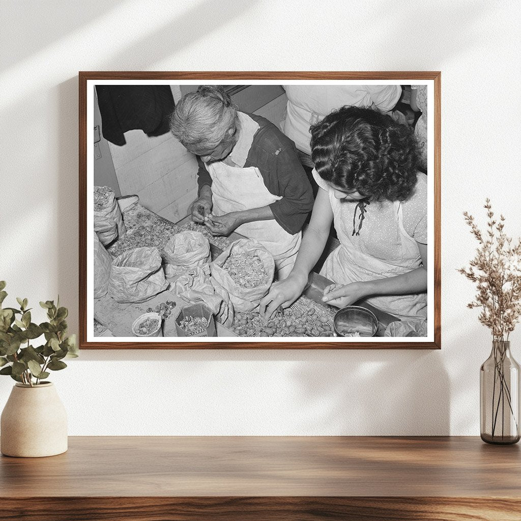 Pecan Shelling Workers in San Antonio Texas March 1939