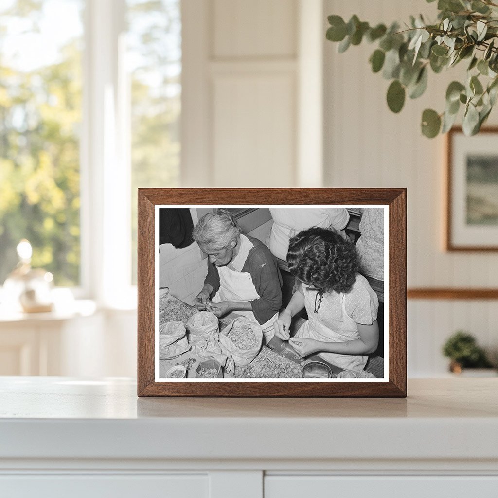 Workers at Pecan Shelling Plant San Antonio 1939