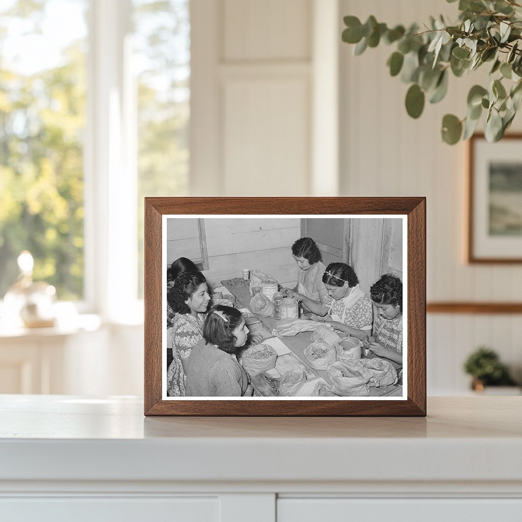 Women Working in Pecan Shelling Plant San Antonio 1939