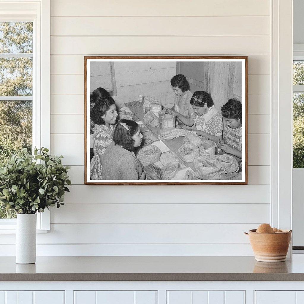 Women Working in Pecan Shelling Plant San Antonio 1939