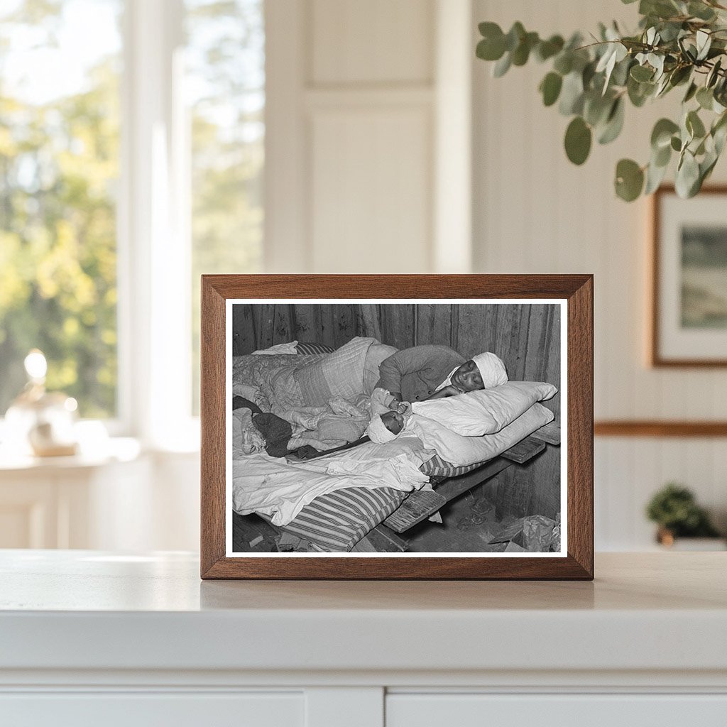Mother and Baby in Louisiana Home 1939