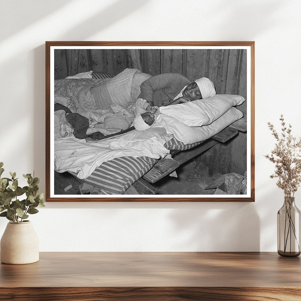 Mother and Baby in Louisiana Home 1939
