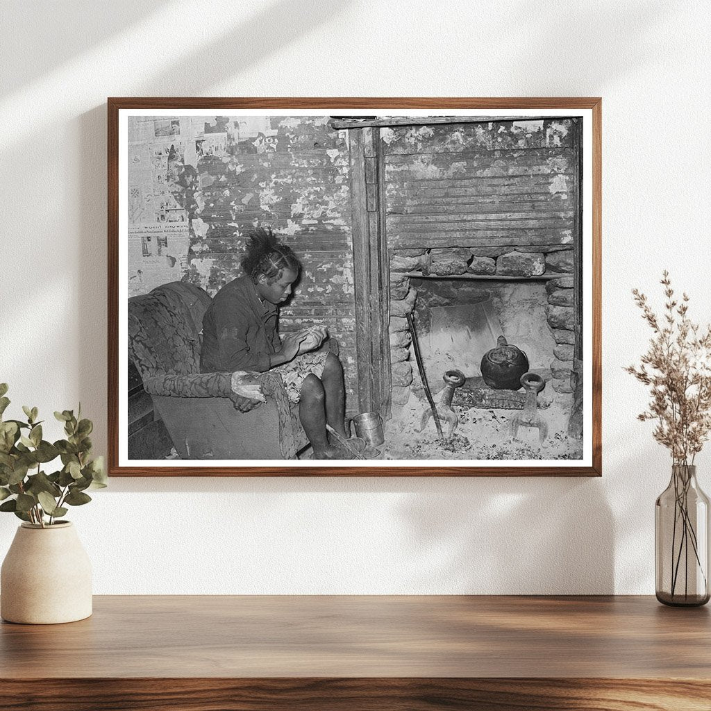 Wife of Farmer in Cabin Jefferson Texas April 1939