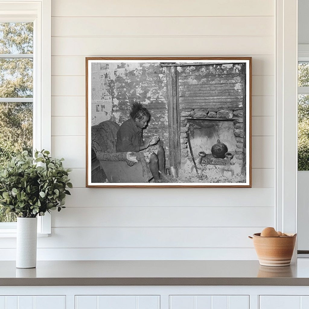 Wife of Farmer in Cabin Jefferson Texas April 1939