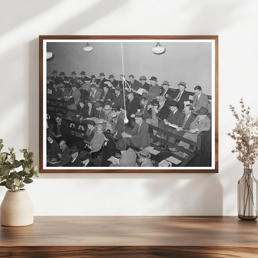 Strawberry Auction Buyers Hammond Louisiana April 1939