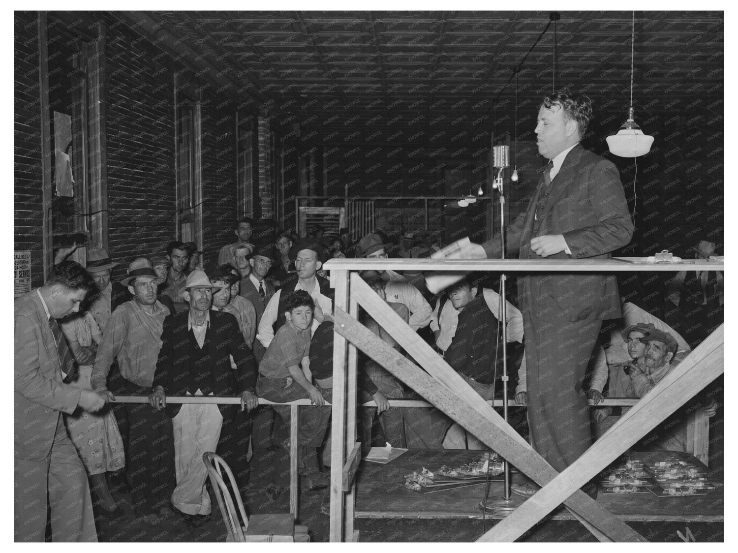 Senator Jim Morrison Addresses Louisiana Farmers 1939