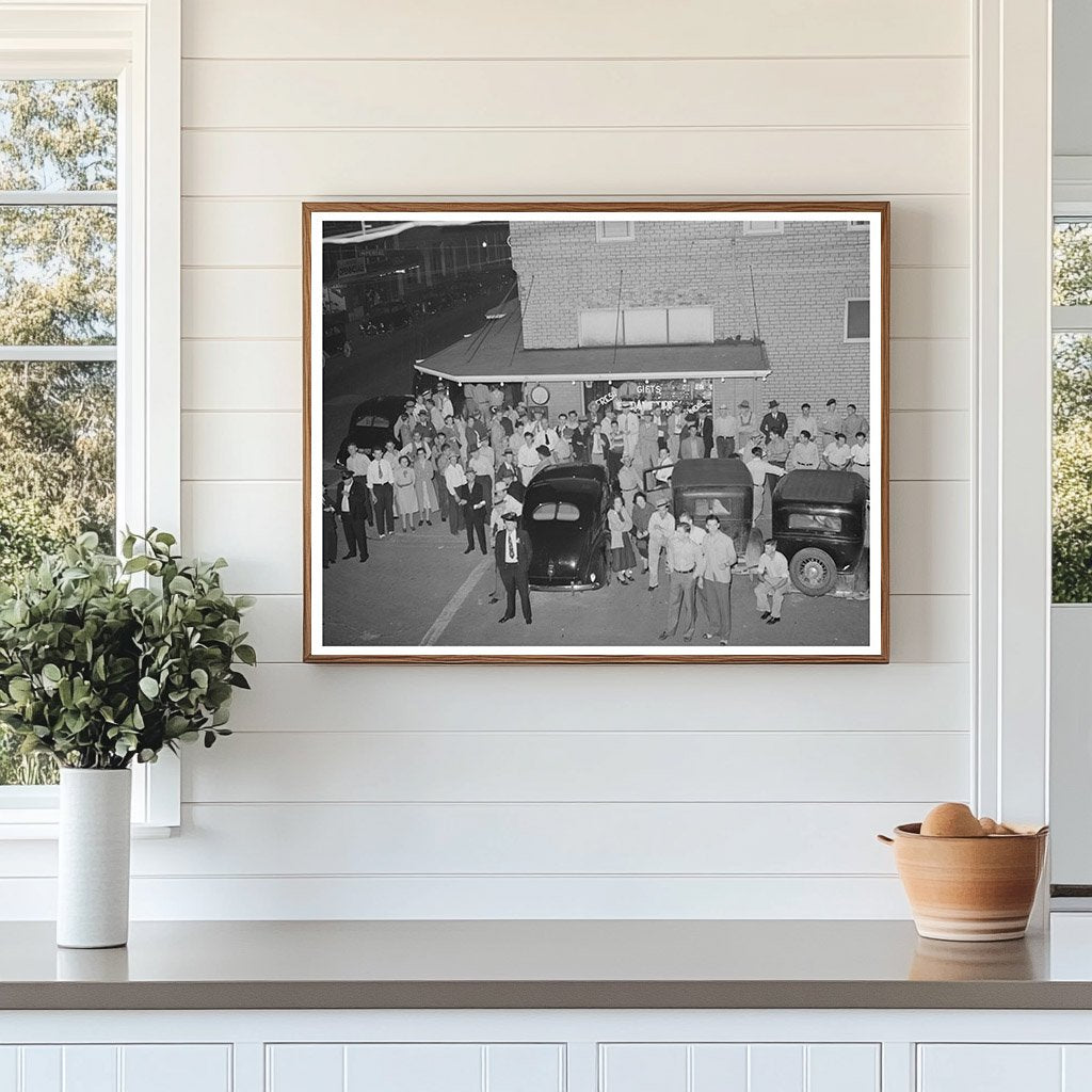 Hammond Louisiana 1939 Crowd Listens to Senator Jim Morrison