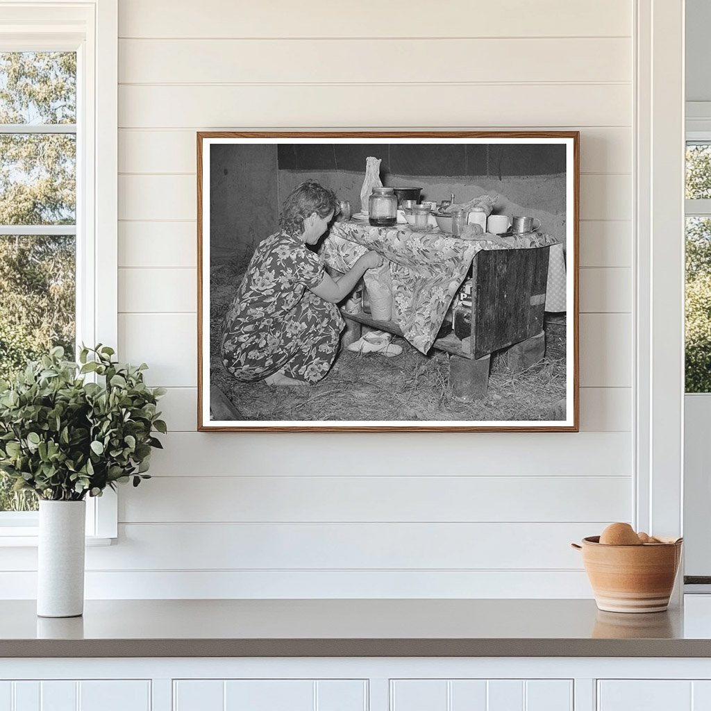 Migrant Berry Picker in Louisiana Tent April 1939