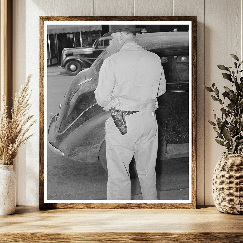 San Augustine Texas Town Constable April 1939 Vintage Image