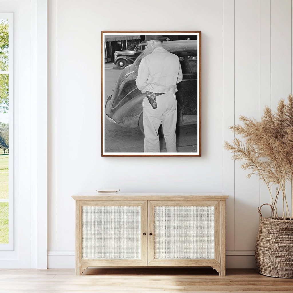 San Augustine Texas Town Constable April 1939 Vintage Image