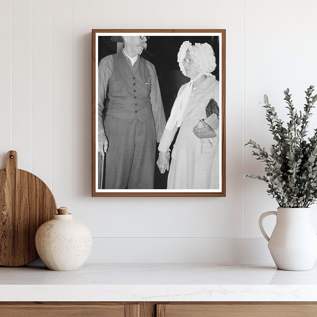 Elderly Farming Couple in San Augustine Texas 1939