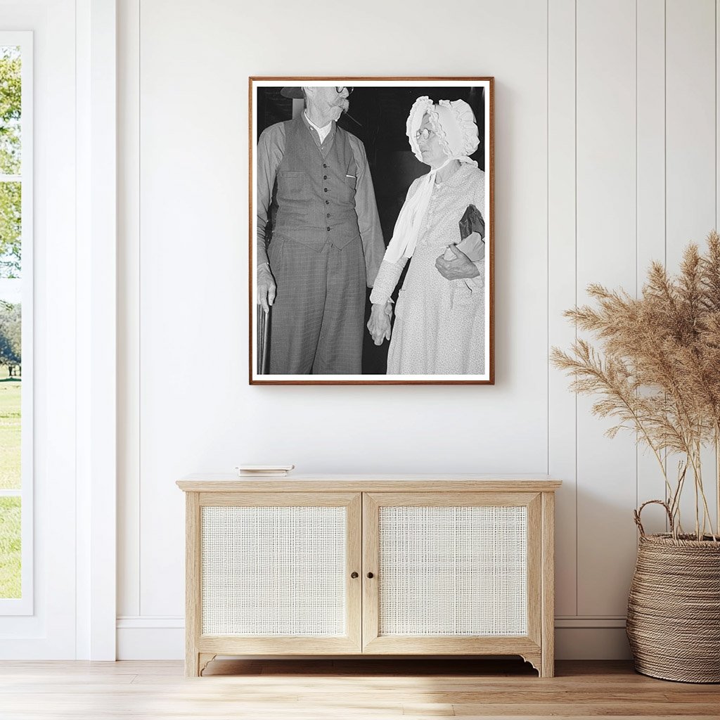 Elderly Farming Couple in San Augustine Texas 1939