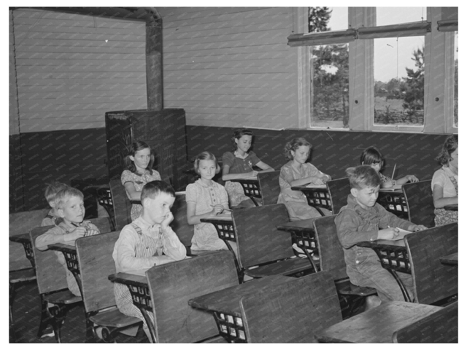 Rural School in San Augustine County Texas 1939