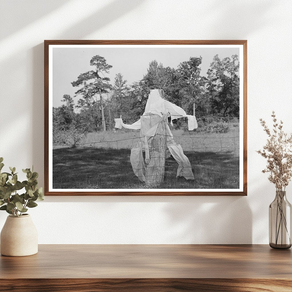 Scarecrow on Farm in San Augustine County Texas 1939