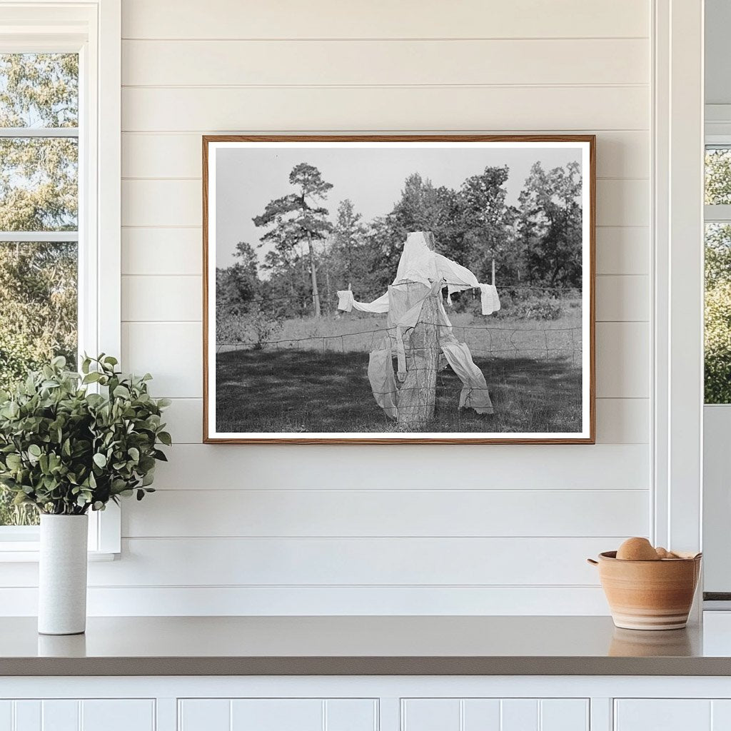 Scarecrow on Farm in San Augustine County Texas 1939