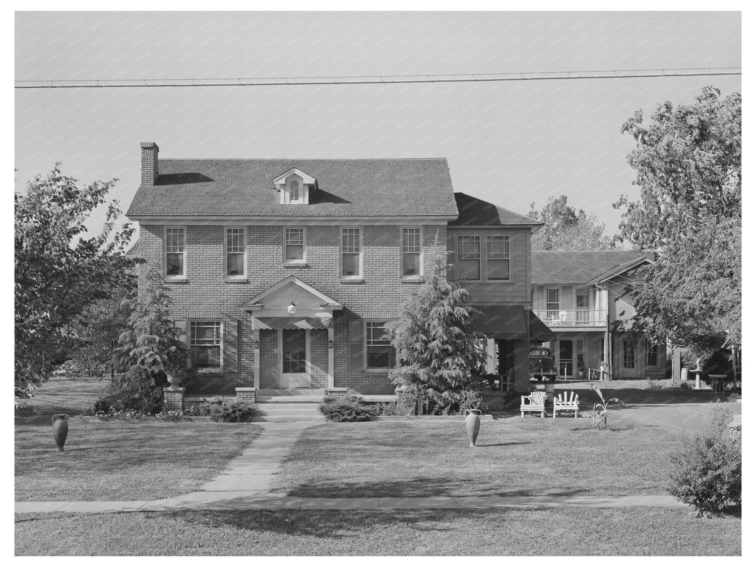 San Augustine Texas Hotel Vintage Photo 1939