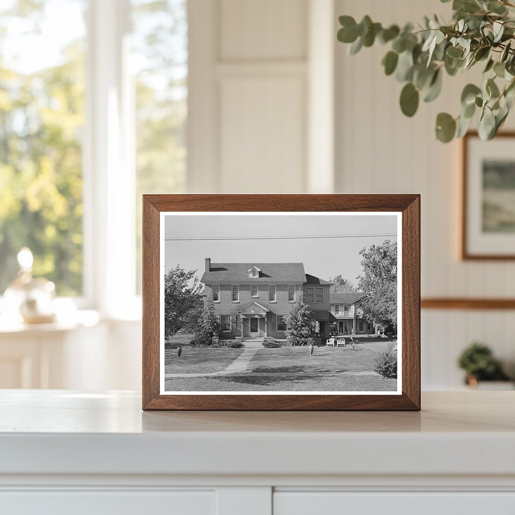 San Augustine Texas Hotel Vintage Photo 1939