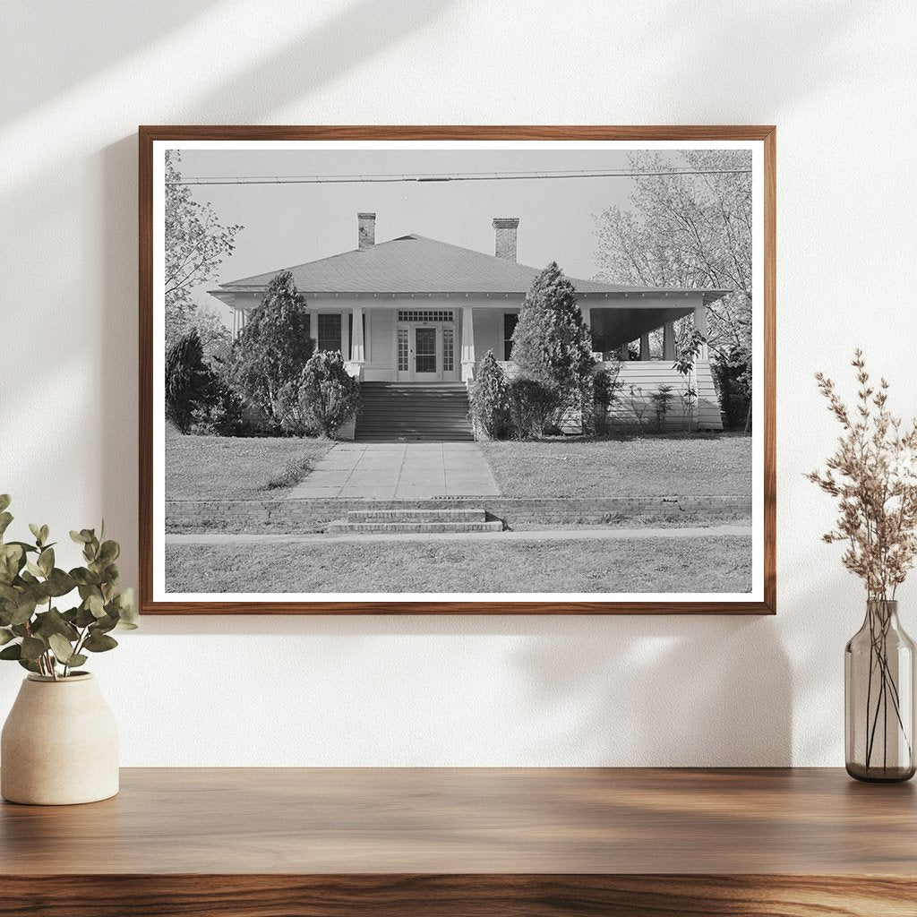 San Augustine Texas Residence Vintage Photo April 1939