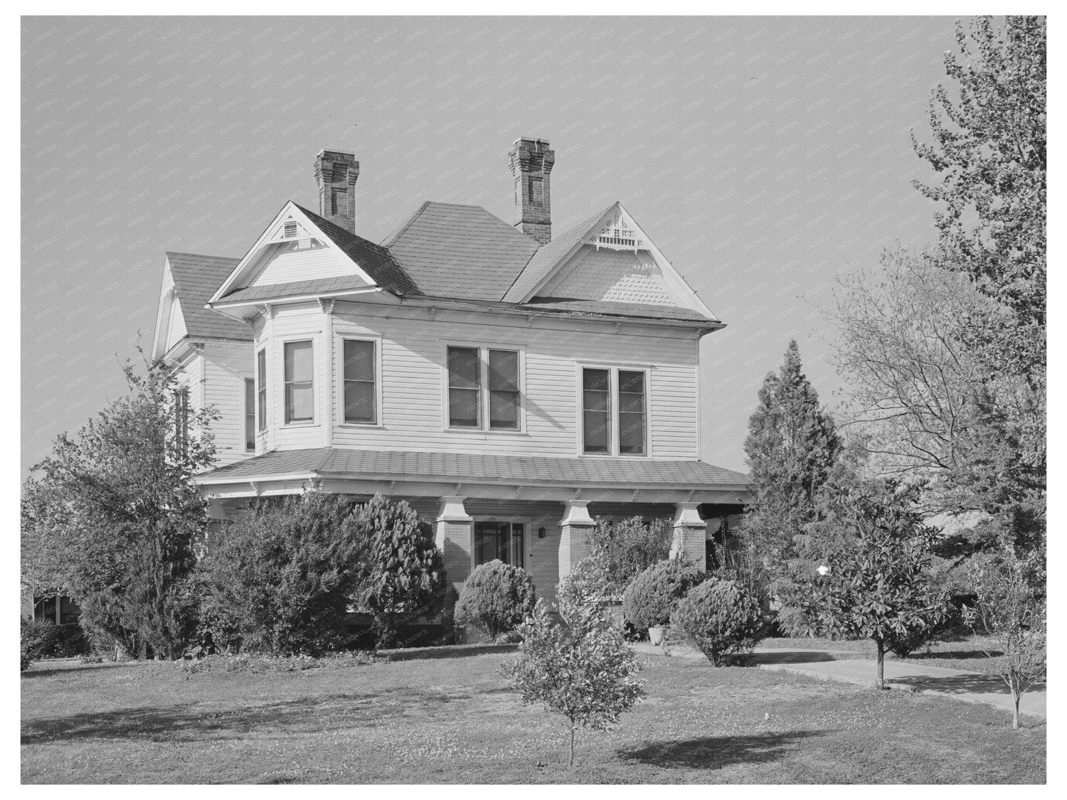 San Augustine Texas Residence Architectural Details 1939