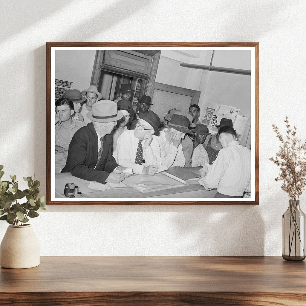 San Augustine County Texas Office April 1939 Photo