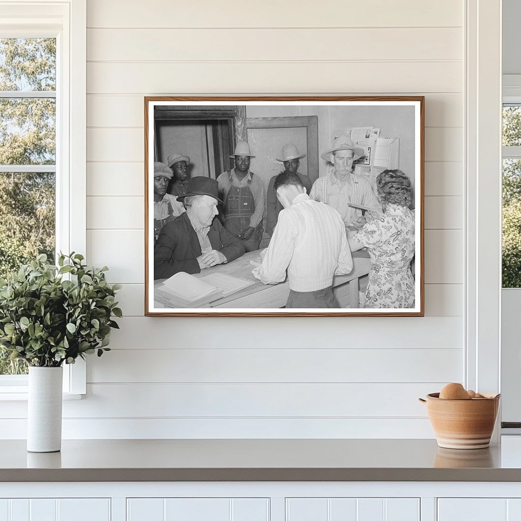 San Augustine Texas County Agents Office April 1939