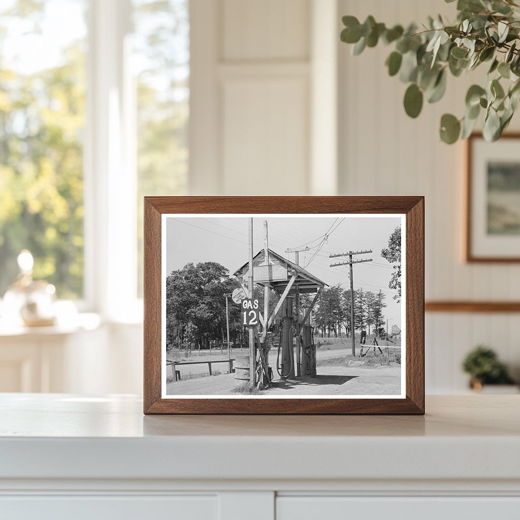 Vintage Service Station San Augustine Texas April 1939