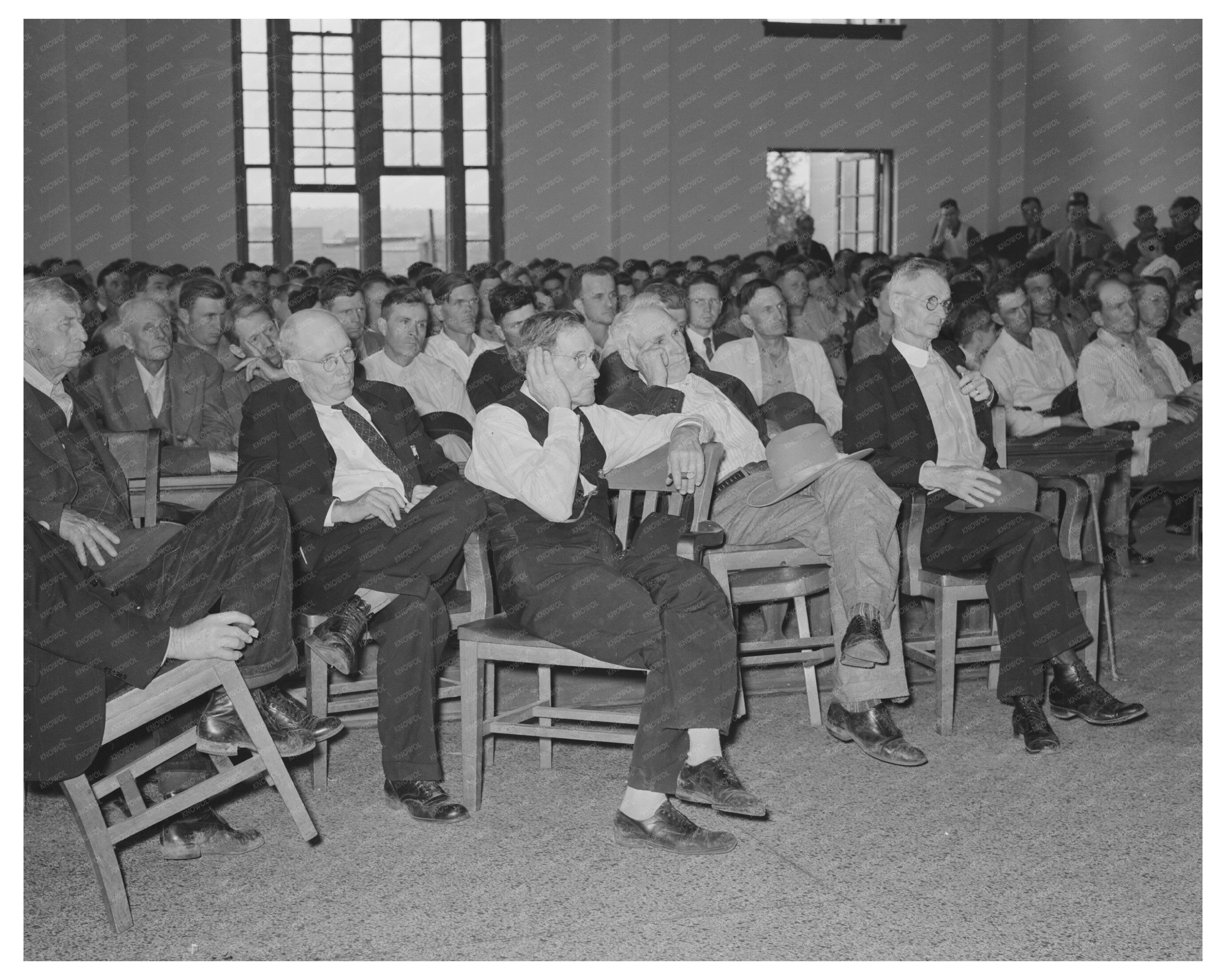 San Augustine Texas WPA Funding Meeting April 1939