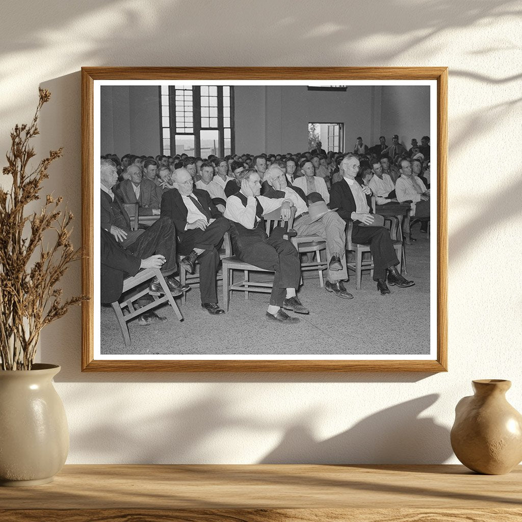 San Augustine Texas WPA Funding Meeting April 1939