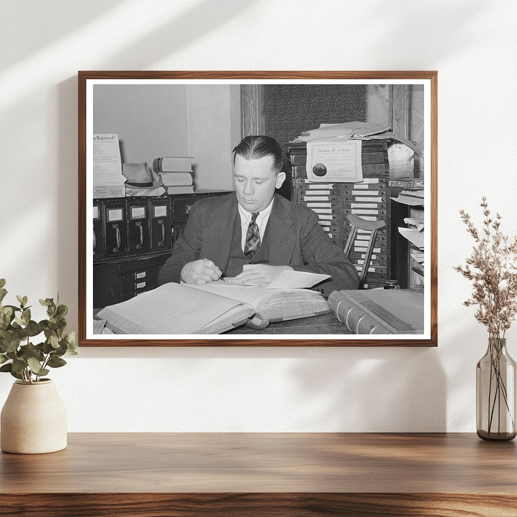 Justice of the Peace Office San Augustine Texas 1939