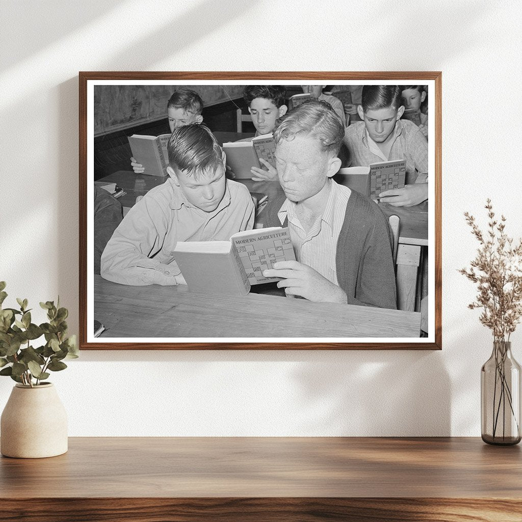High School Agriculture Class San Augustine Texas 1939