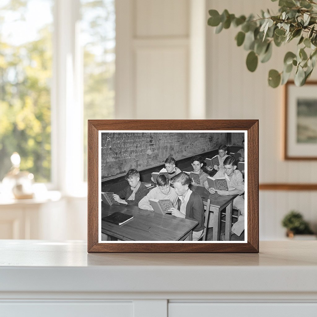 High School Students in Agriculture Class San Augustine 1939