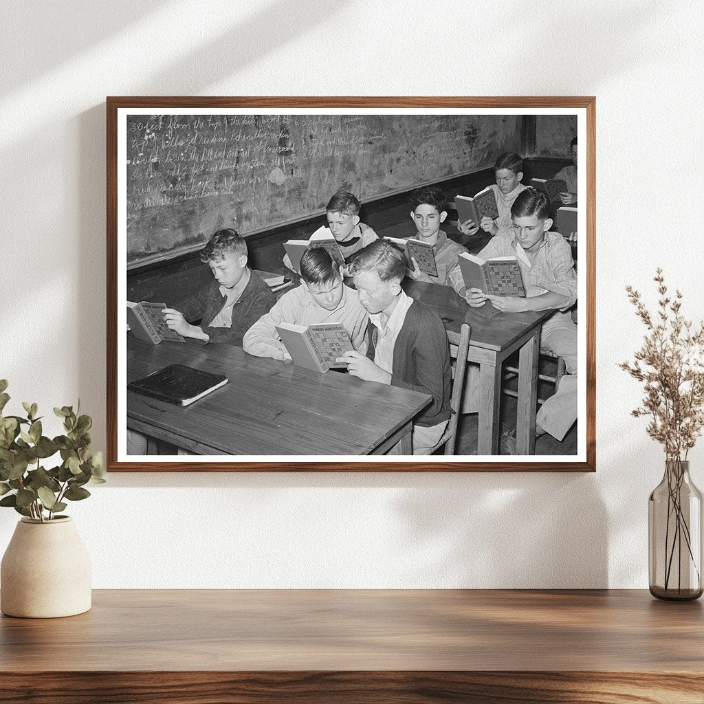 High School Students in Agriculture Class San Augustine 1939