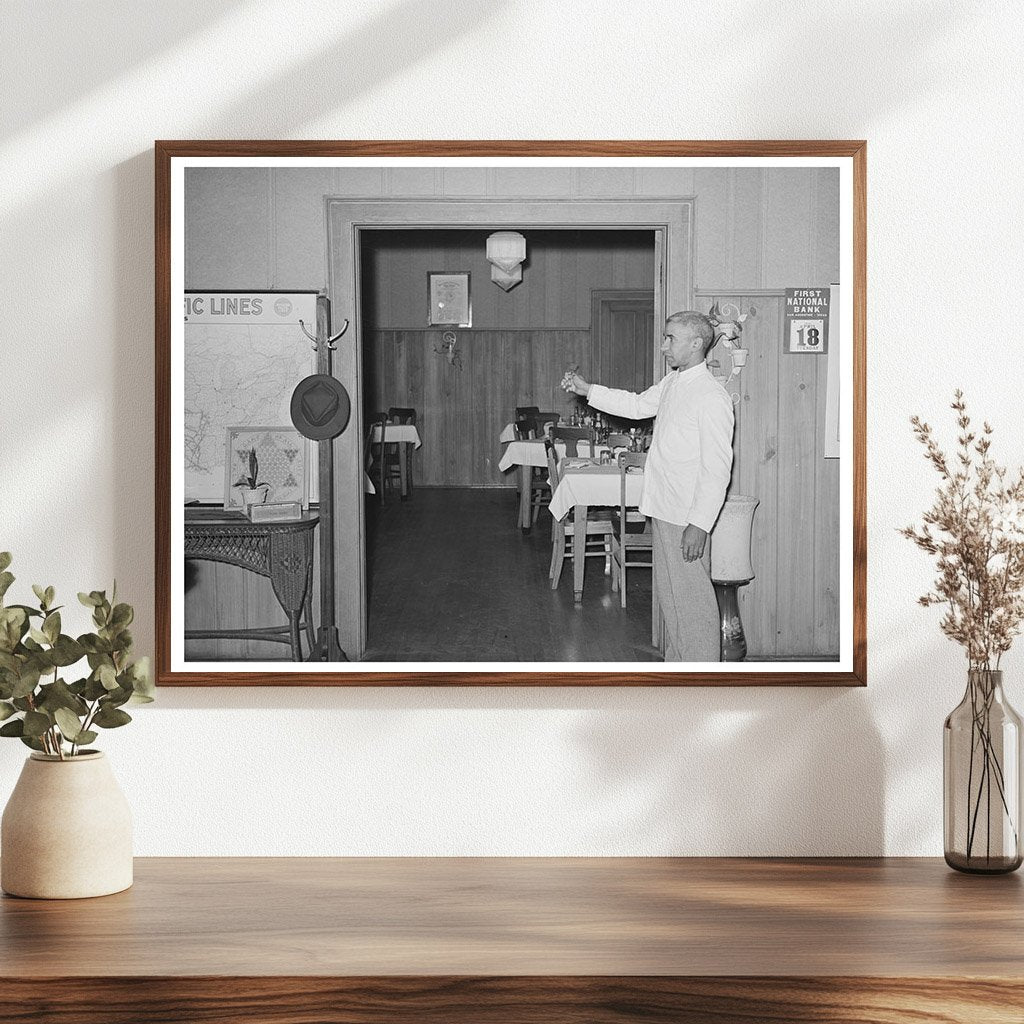 Vintage 1939 Dinner Bell Scene San Augustine Texas