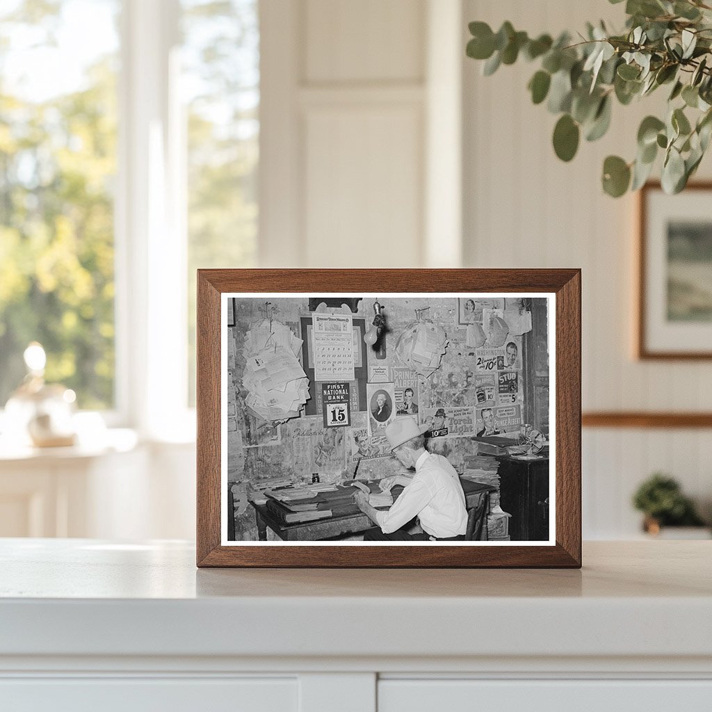 Vintage Grocery Store Owner San Augustine Texas 1939
