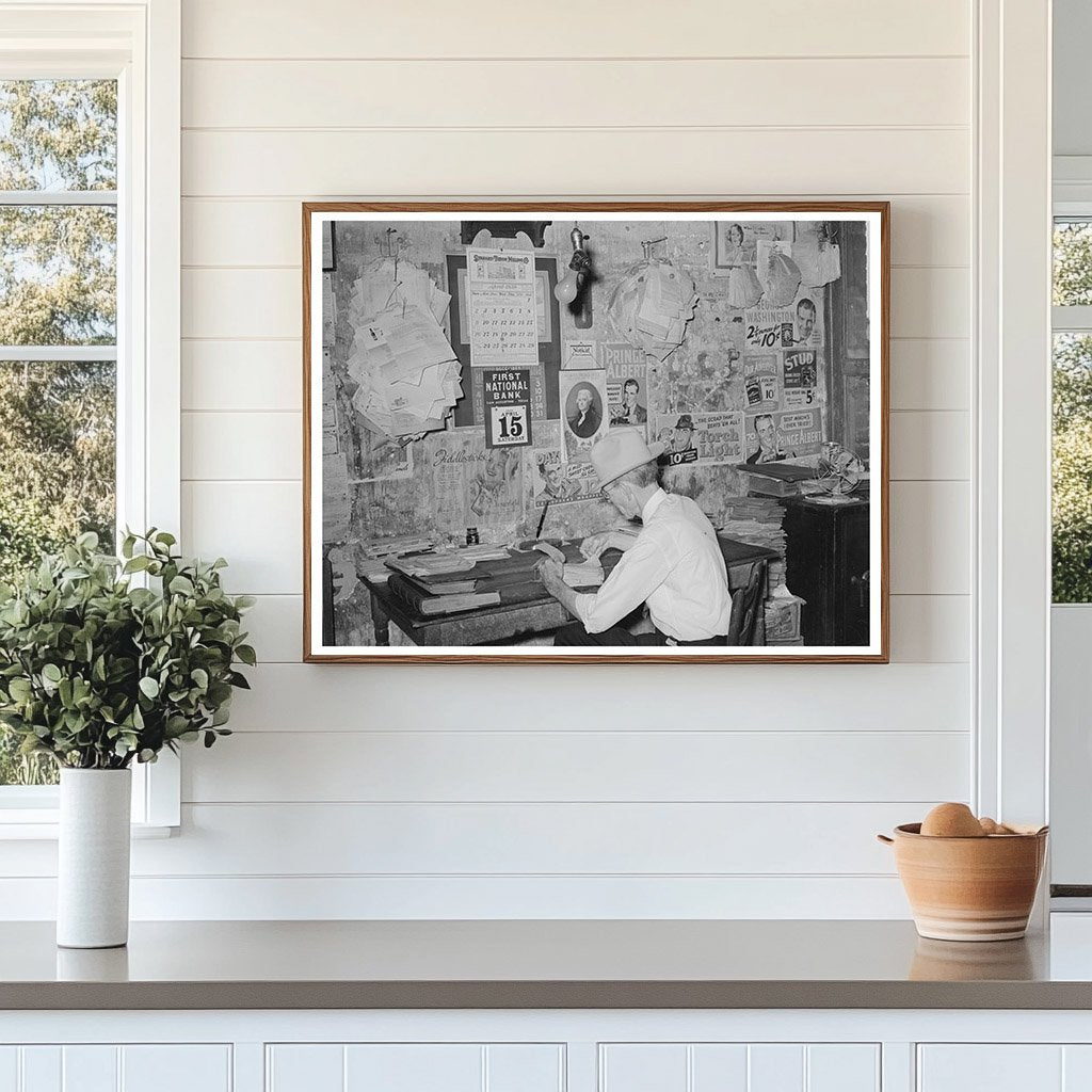 Vintage Grocery Store Owner San Augustine Texas 1939