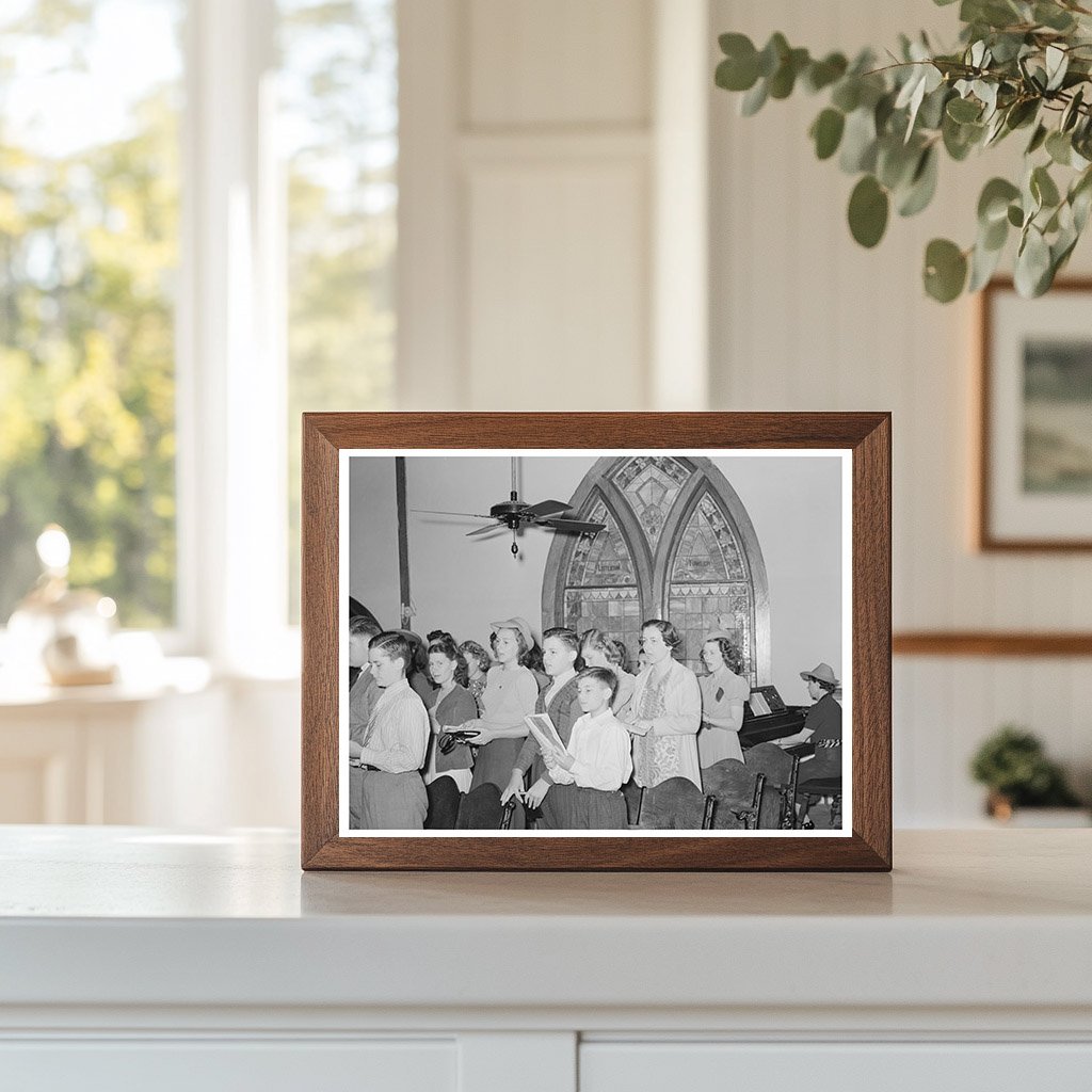 San Augustine Texas Church Choir April 1939